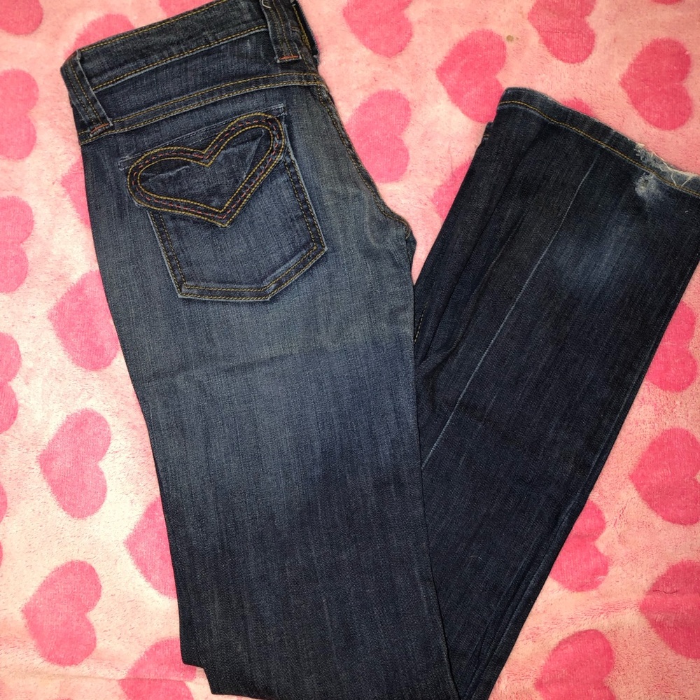 Rare vintage y2k Frankie B heart jeans - Picture 3 of 16